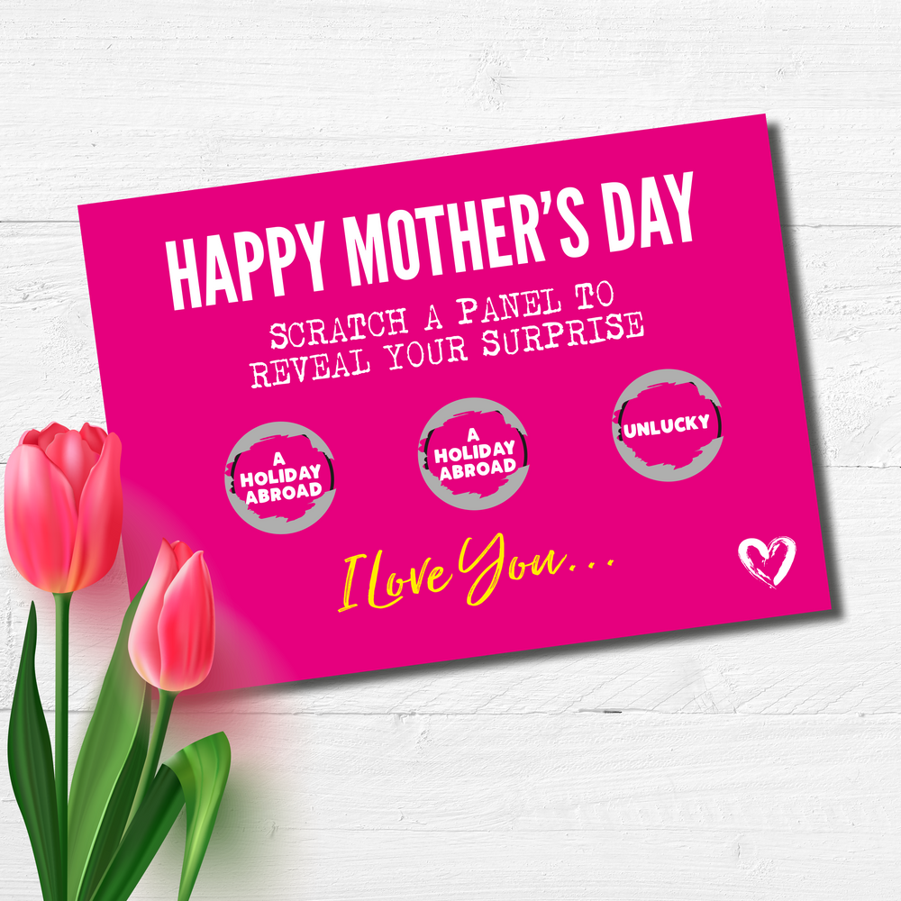 Prank Pink/Yellow Mother's Day Holiday Voucher #1 image